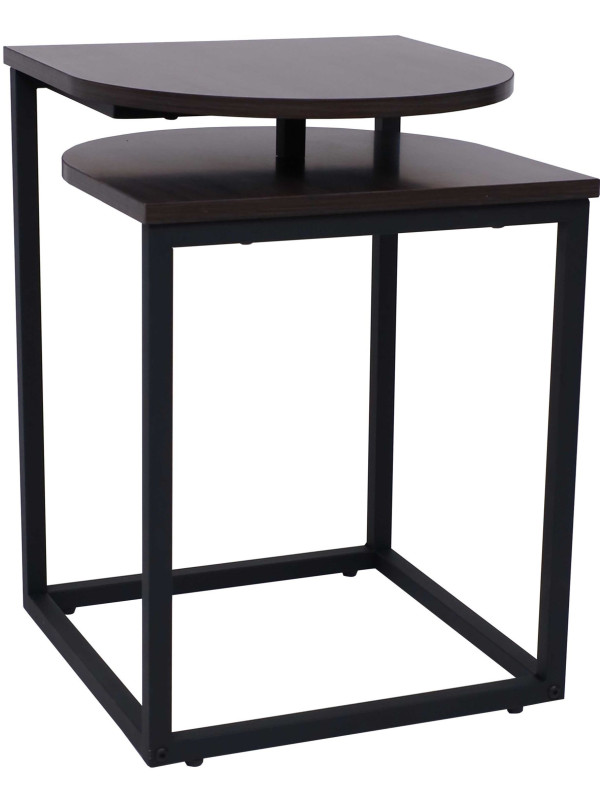 Журнальный столик AksHome Chip дуб итальянский/черный