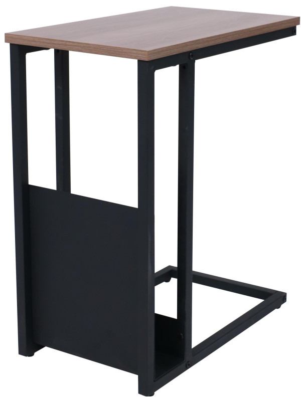 Приставной столик AksHome Foxy дуб/черный