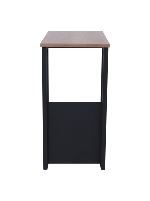 Приставной столик AksHome Foxy дуб/черный спереди