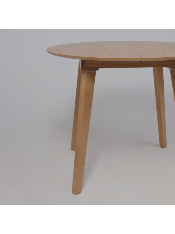 Кухонный стол ОРИМЭКС Крит светлый бук сбоку