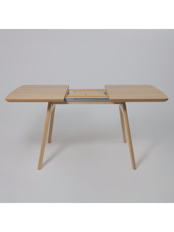 Кухонный стол ОРИМЭКС Лондон-М светлый бук раздвижной механизм (2)