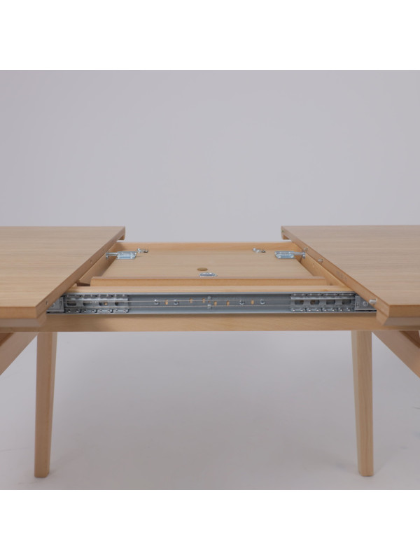 Кухонный стол ОРИМЭКС Лондон-М светлый бук раздвижной механизм