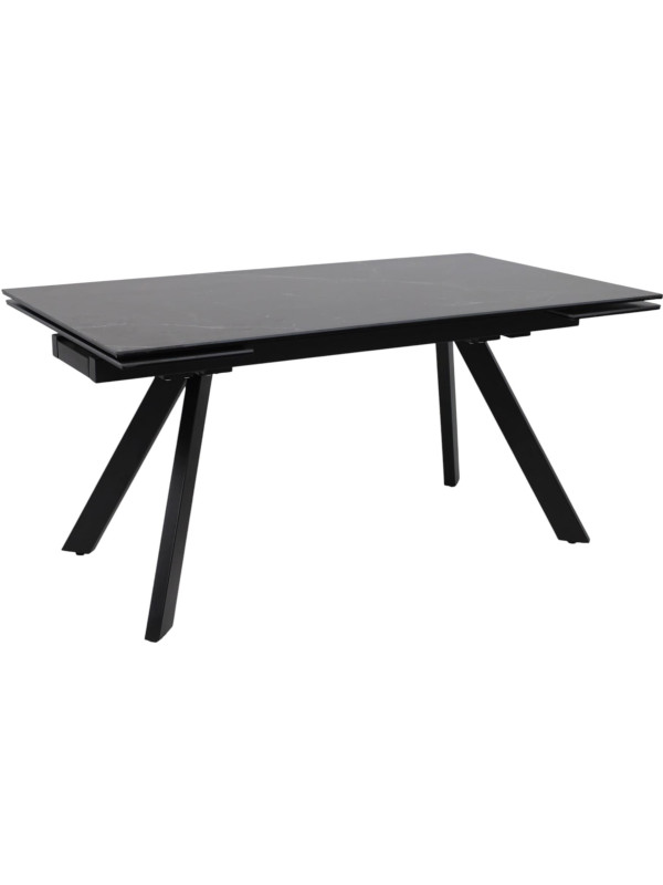Кухонный стол Аврора Монако New камень черный Greys Black/черный матовый