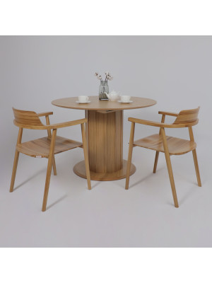 Кухонный стол ОРИМЭКС Олаф светлый дуб в интерьере