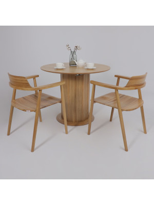 Кухонный стол ОРИМЭКС Олаф-М светлый дуб в интерьере