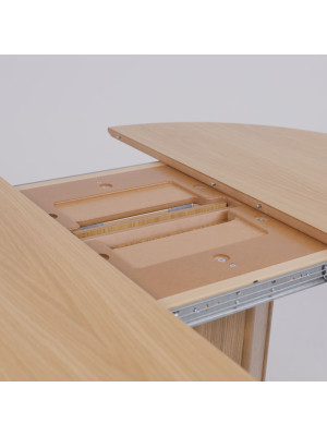 Кухонный стол ОРИМЭКС Олаф-М светлый дуб раздвижной механизм