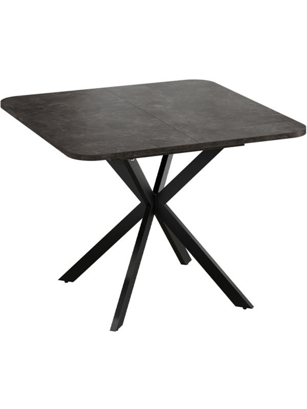 Кухонный стол ТриЯ Лиссабон Тип 1 ателье темный/черный