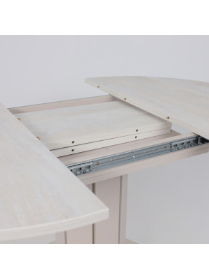 Кухонный стол Eligard Ontario ледяное дерево/персидский жемчуг раздвижной механизм