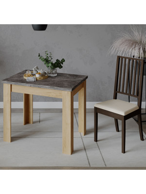 Кухонный стол ТриЯ Промо Тип 3 ателье темный/дуб крафт золотой в интерьере