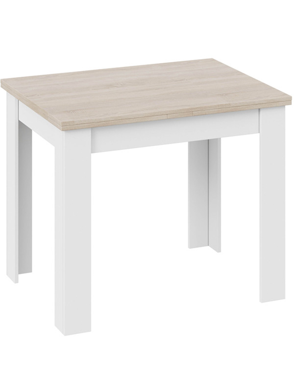 Кухонный стол ТриЯ Промо Тип 3 дуб сонома светлый/белый