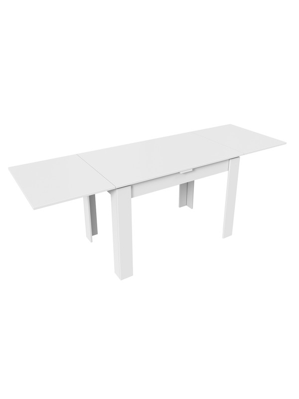 Кухонный стол ТриЯ Промо Тип 4 белый в раздвижном виде