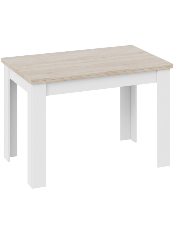 Кухонный стол ТриЯ Промо Тип 4 дуб сонома/белый