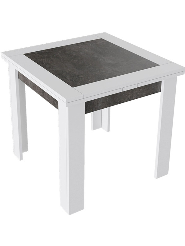 Кухонный стол ТриЯ Хьюстон Тип 3 ателье темный/белый