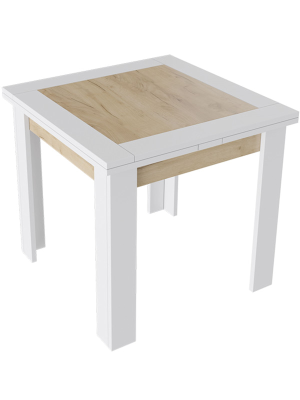 Кухонный стол ТриЯ Хьюстон Тип 3 крафт золотой/белый