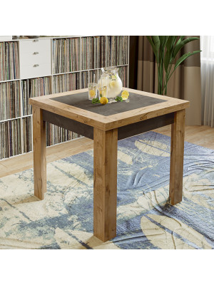 Кухонный стол ТриЯ Хьюстон Тип 3 моод темный/дуб вотан в интерьере