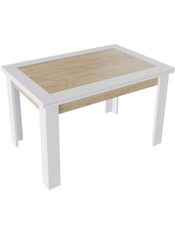 Кухонный стол ТриЯ Хьюстон Тип 4 дуб крафт золотой/белый