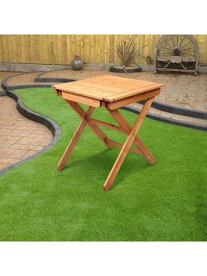 Стол садовый Фабрика деревянных изделий Dyatel дуб в экстерьере