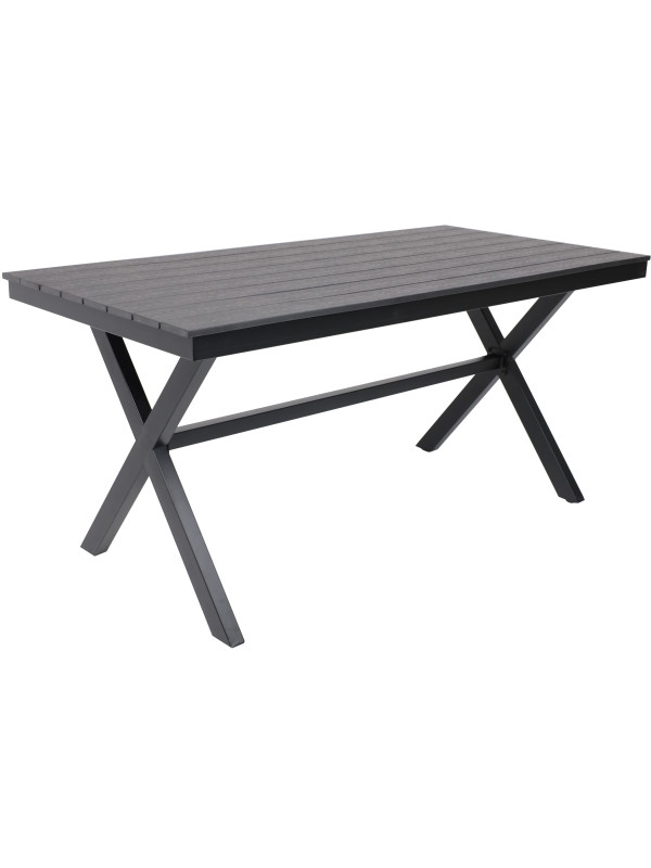 Стол садовый AksHome Florence сталь-черная/чёрный