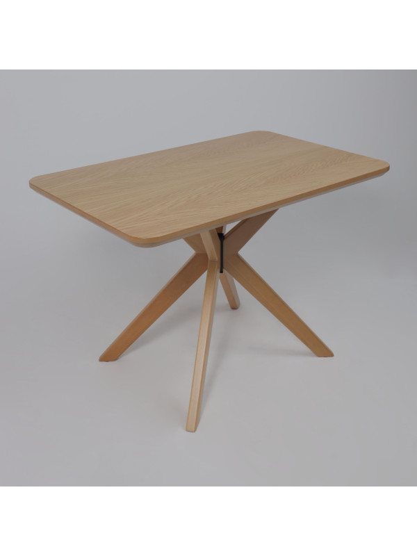 Кухонный стол ОРИМЭКС Сити 110 светлый бук под углом