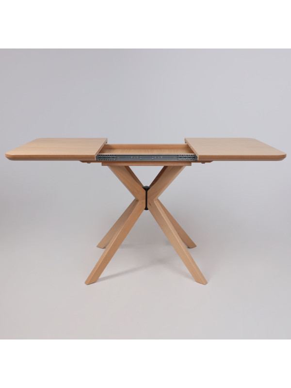 Кухонный стол ОРИМЭКС Сити 95 светлый бук раздвижной механизм (3)