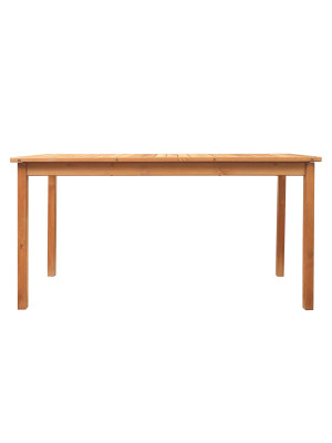 Стол садовый Фабрика деревянных изделий Dyatel 153 дуб спереди