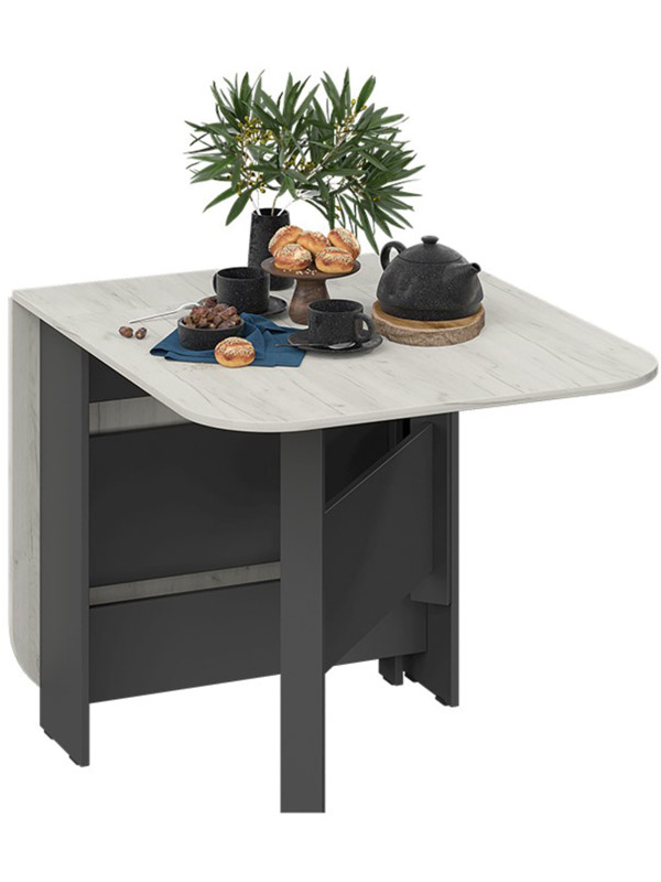 Стол-книга Трия Т1 дуб крафт белый/антрацит