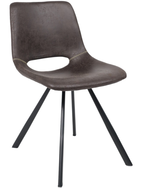 Стул AksHome Dilan графит/черный