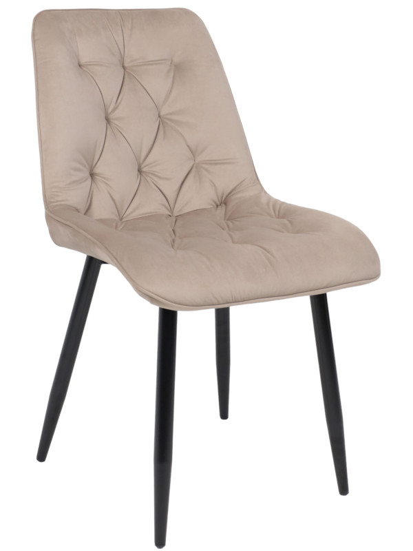 Стул AksHome Astra бежевый/черный