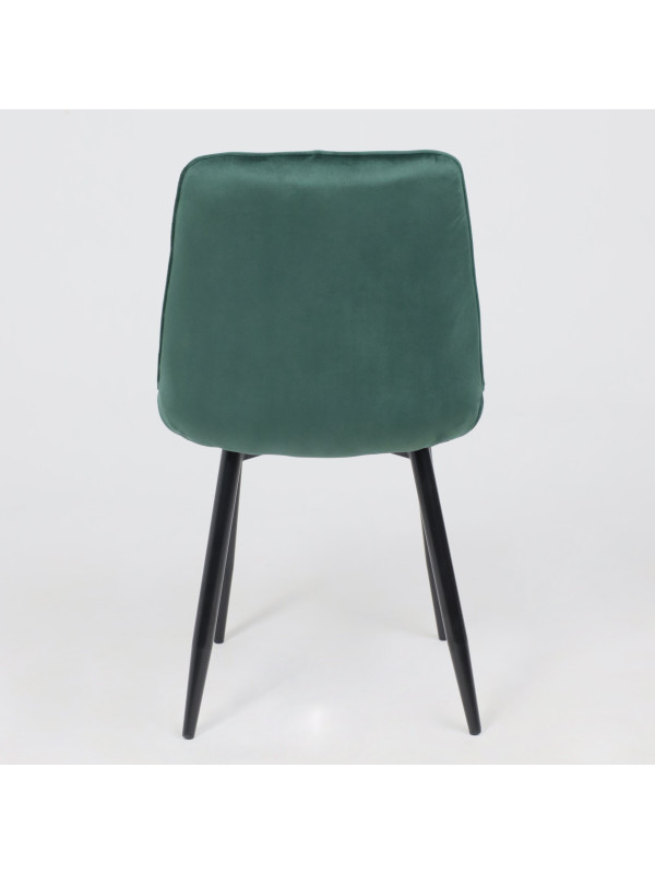 Стул AksHome Astra зеленый/черный сзади