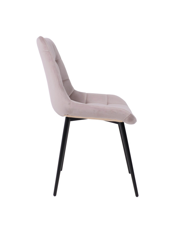 Стул Алвест AV 405 бежевый/черный сбоку