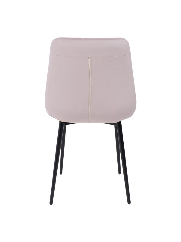 Стул Алвест AV 405 бежевый/черный сзади