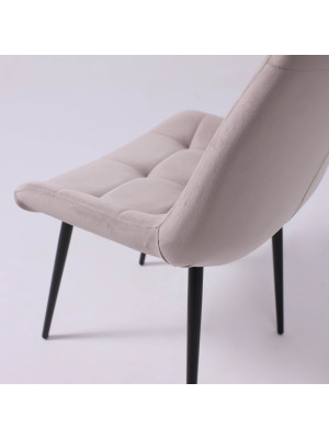 Стул Алвест AV 405 бежевый/черный под углом