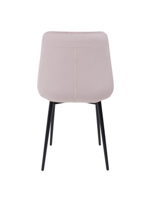 Стул Алвест AV 405 бежевый/черный сзади