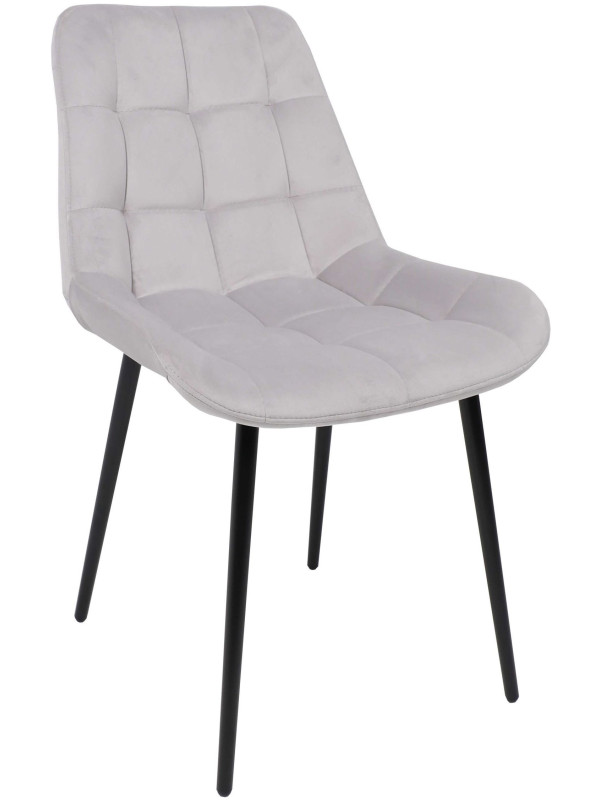 Стул Алвест AV 405 светло-серый/черный