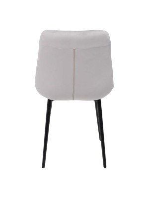 Стул Алвест AV 405 светло-серый/черный сзади