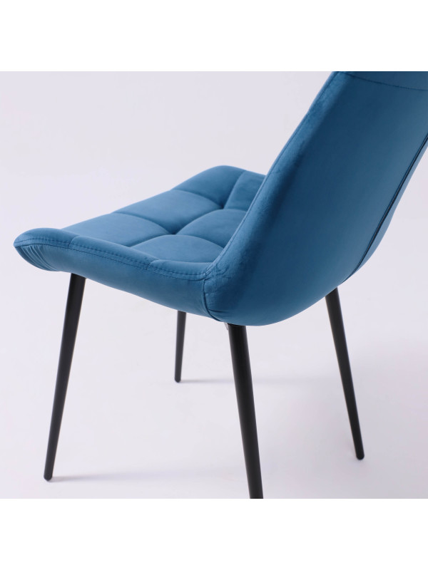 Стул Алвест AV 405 синий H-58/черный под углом