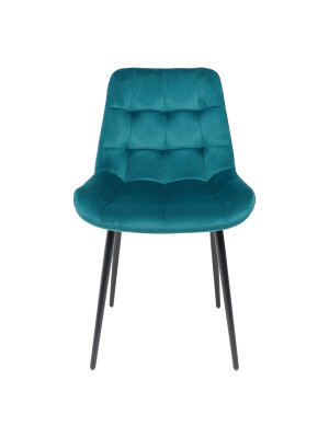 Стул Алвест AV 405 темно-бирюзовый/черный спереди