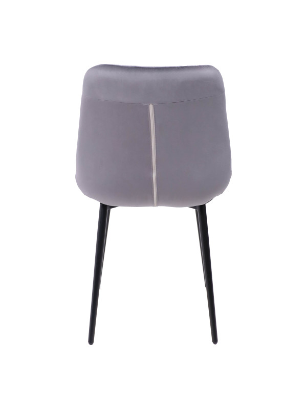 Стул Алвест AV 405 темно-серый H-15/черный сзади