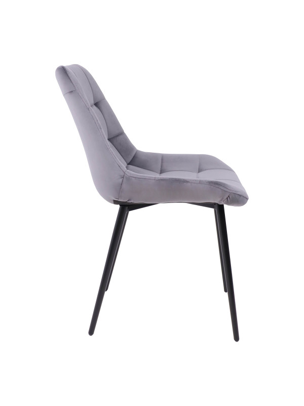 Стул Алвест AV 405 темно-серый H-15/черный сбоку