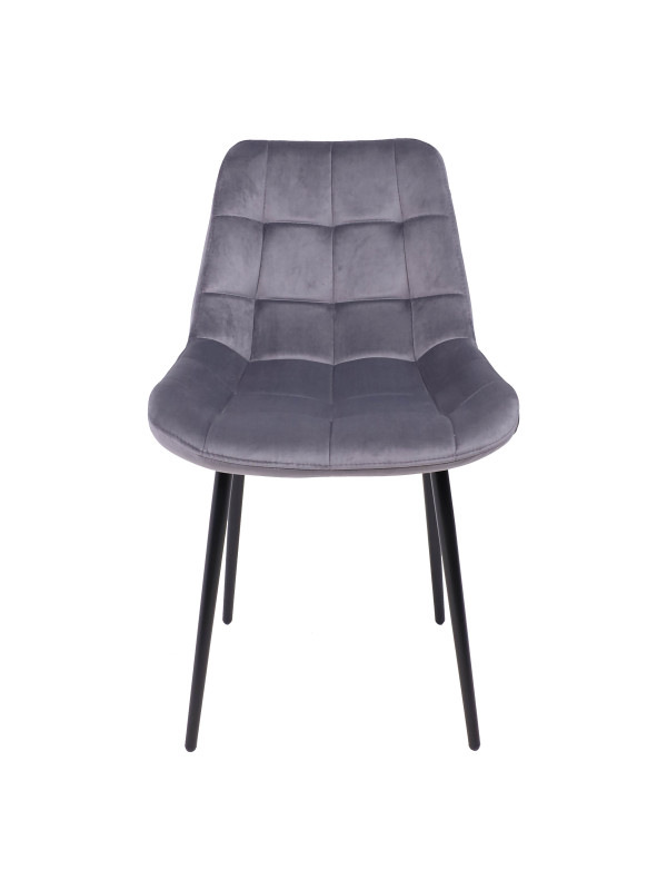 Стул Алвест AV 405 темно-серый H-15/черный спереди