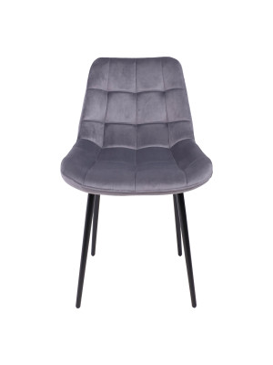 Стул Алвест AV 405 темно-серый H-15/черный спереди