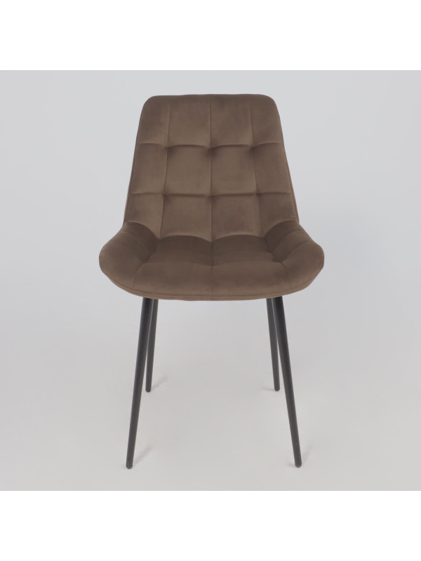 Стул Алвест AV 405 шоколадный/черный спереди