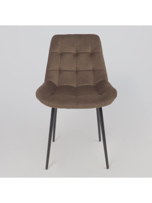 Стул Алвест AV 405 шоколадный/черный спереди