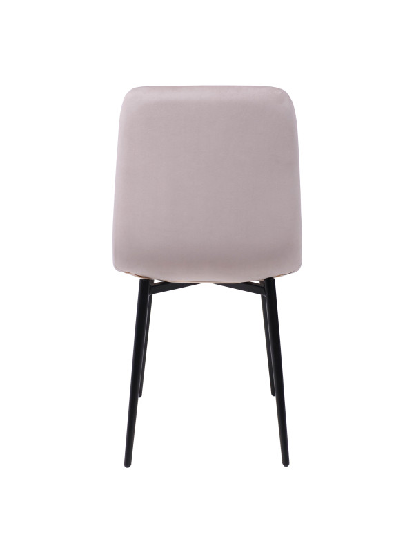 Стул Алвест AV 406-N бежевый/черный сзади