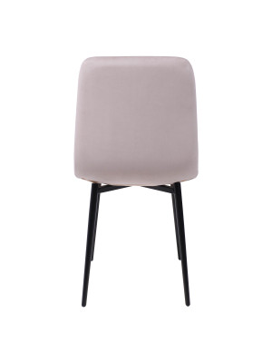 Стул Алвест AV 406-N бежевый/черный сзади