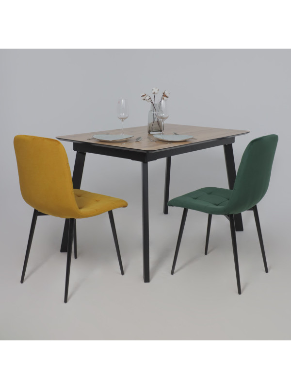 Стул Алвест AV 406-N зеленый/черный в