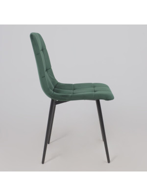 Стул Алвест AV 406-N зеленый/черный сбоку