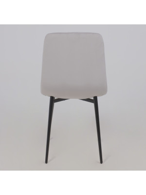 Стул Алвест AV 406-N светло-серый/черный сзади