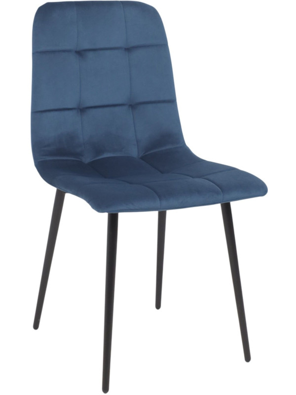 Стул Алвест AV 406-N синий/черный