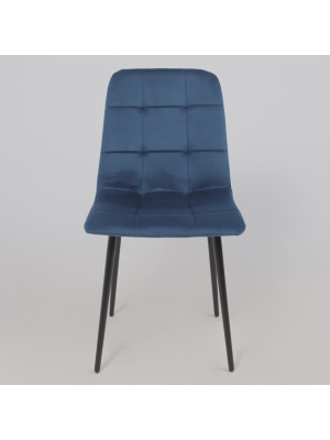 Стул Алвест AV 406-N синий/черный сверху